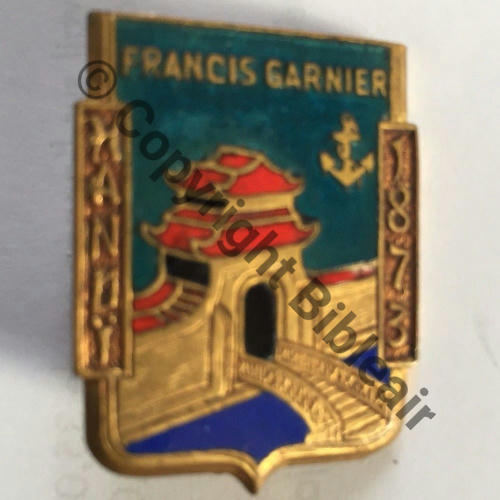 GARNIER  CONTRE TORPILLEUR FRANCIS GARNIER  COURTOIS PARIS Bol octog Dos lisse BLEU FONCE Src.philmur91 25EurInv